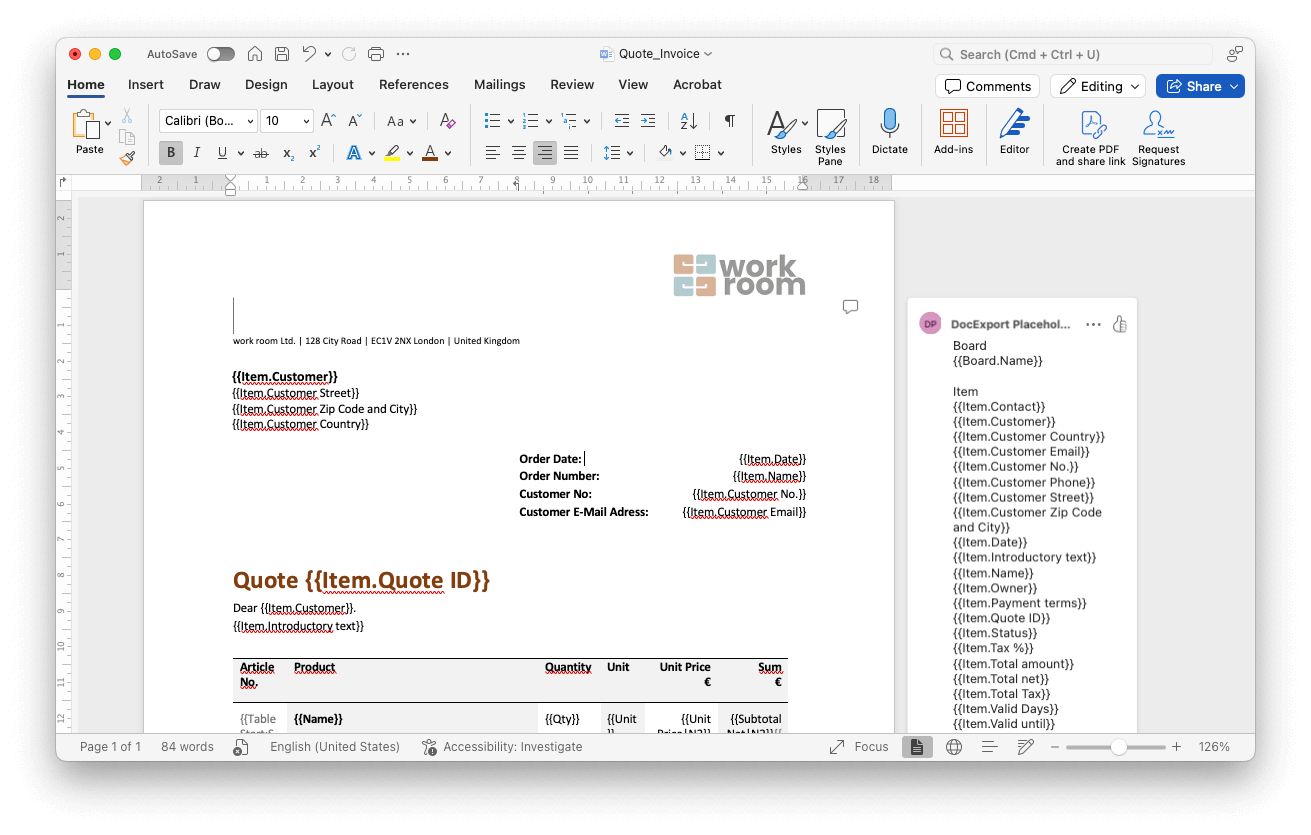 PDF Proposals with monday.com