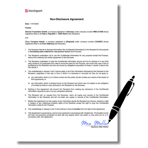 monday.com PDF contracts and ndas