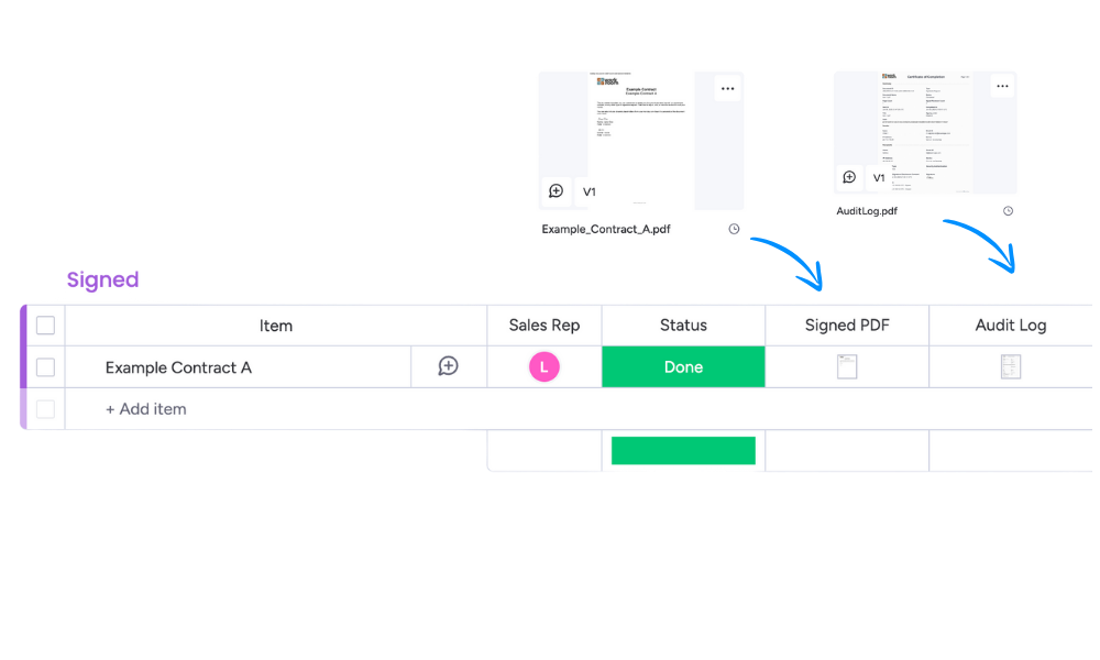 Automatic Storage eSignatures
