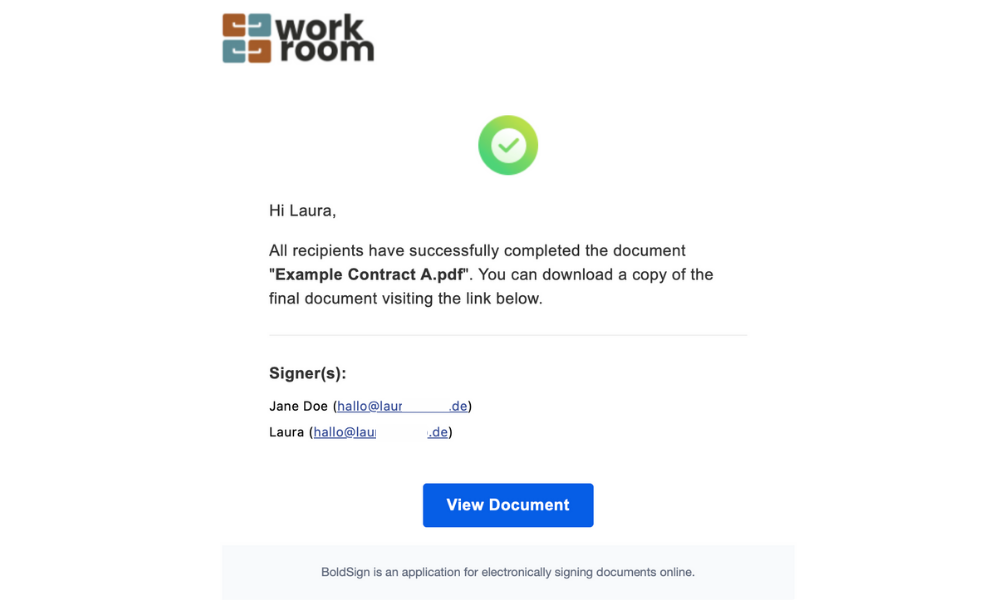 docExport eSignatures Workflow